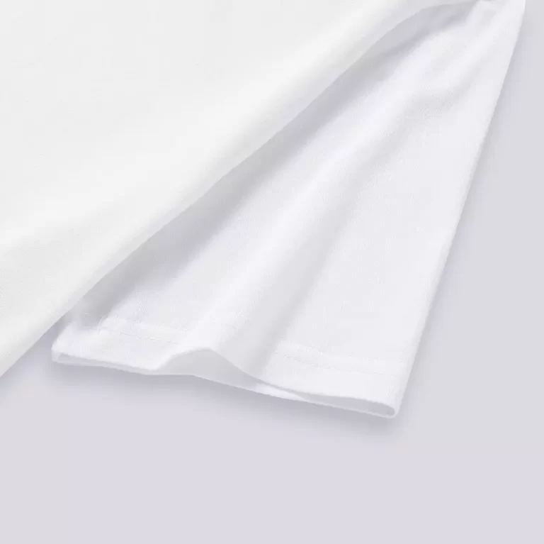 Hvid Bambus T-Shirt Ærme åbning
